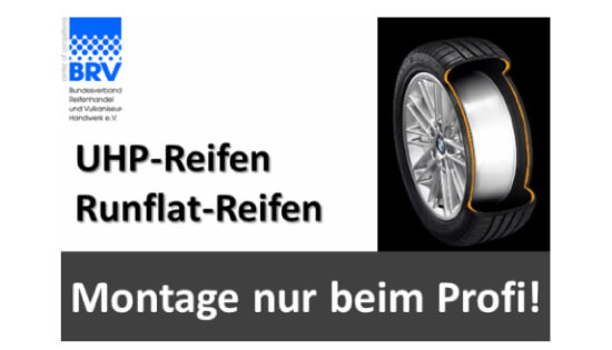 Runflat-Reifen in Stadtroda