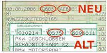 TNS und HSN Angaben